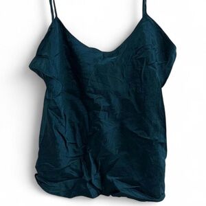 Vintage Victoria's Secret Deep Green Camisole Size Medium